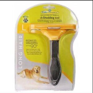 FURminator deShedding Tool Dog Brush for Long Hair Large Dogs 51-90 Lbs NEW